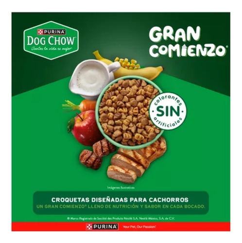 Purina Dog Chow Gran Comienzo Cachorro 9kg Pollo/carne/fruta
