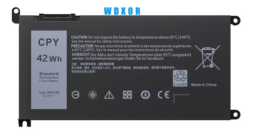 Bateria Wdxor Wh Repuesto Para Inspiron Mg