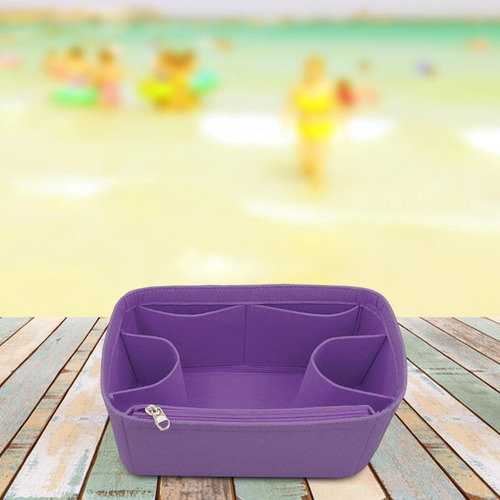 Bolsa De Fieltro Con Cremallera Y Bolsillo Para Medio