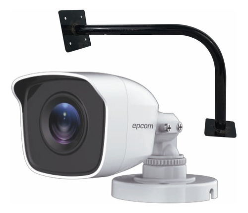 Epcom Kit de seguridad Cámara Tipo Bala IP66 2.8mm 5MP IR20 B50-TURBOG3-P +APOLO-C Alta Resolución Seguridad Exterior B50-TURBO-G3 CCTV	