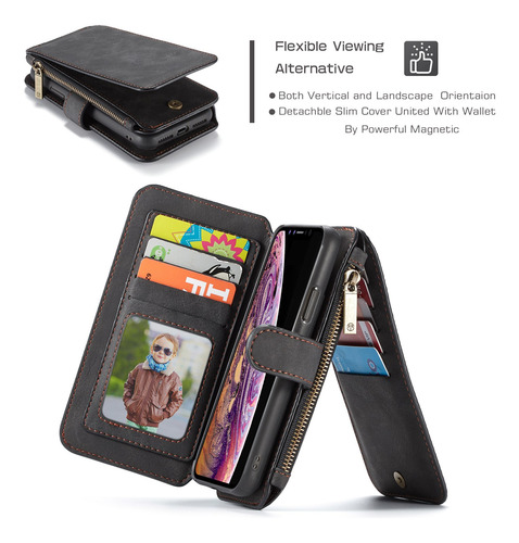 Funda Tipo Cartera Para iPhone 11 Pro 11 12 13 Xr X 8 7 6s M