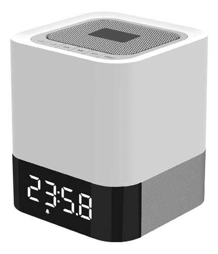 Reloj Electrónico Colorido Con Altavoz Bluetooth Multifuncio