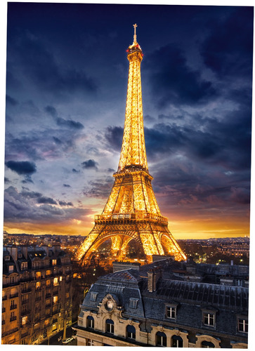 Torre Eiffel Brillos Paris 1000 Pz Rompecabezas Clementoni