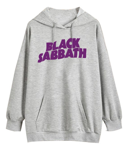 Buzo  Black Sabbath Logo Banda Algodon Unisex