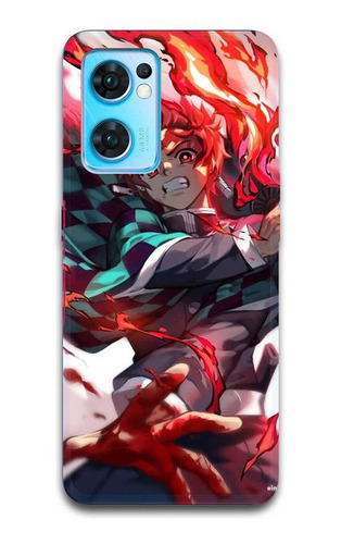 Funda Demon Slayer Tanjiro 3 Para Oppo Todos