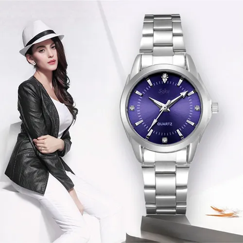 Reloj azul marino mujer sales