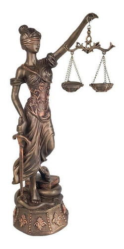 Estátua Thêmis Deusa Da Justiça Com Balança