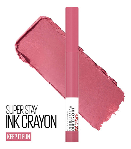 Lápiz Labial Maybelline Super Stay Ink Crayon Precision Tip