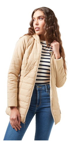 L - Beige - Chaqueta Acolchada Magdalena