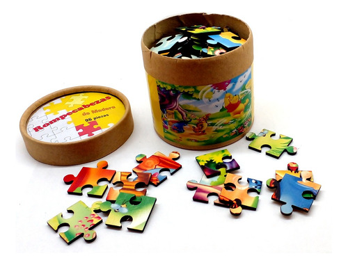 Rompecabezas De Madera 96 Piezas - Imagen Winnie Pooh