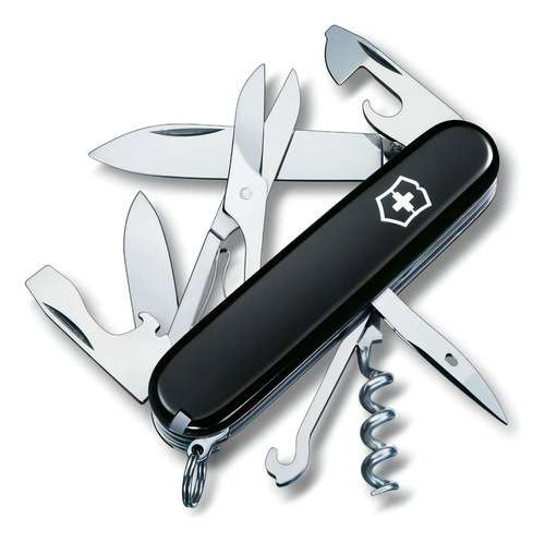 Victorinox Navaja Climber, 14 Usos Color Negro