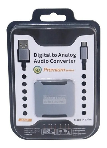 Imagen 5 de 8 de Convertidor Adaptador Audio Optico Digital A Analogo Rca 3.5