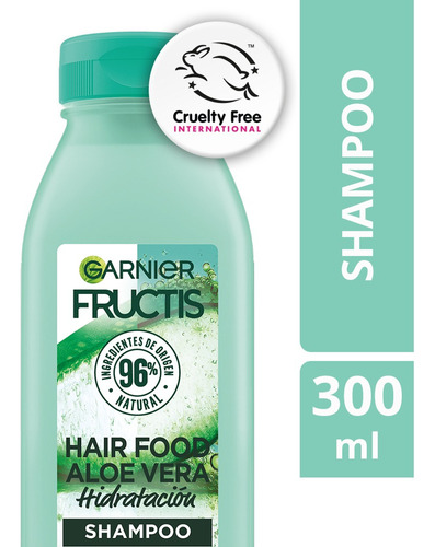 Shampoo Fructis Garnier Hair Food Aloe Vera 300ml
