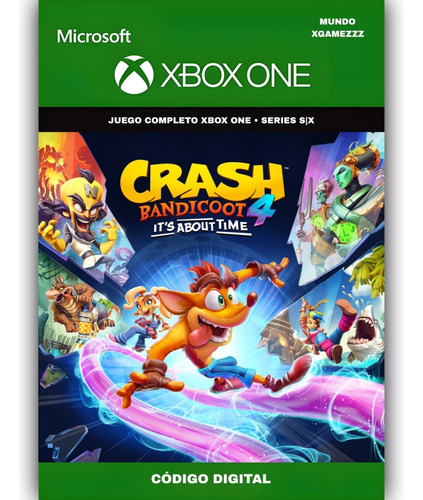 Crash Bandicoot 4 About Time Xbox One - Series (Reacondicionado)