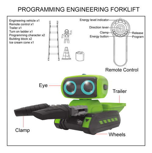 Juguetes V Robot Para Niños, Rc Programable Para Niños, Remo