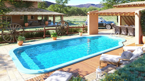 Cubierta termal Itacare para piscina, 9 x 4,25, 500 micras Inbrap, color azul