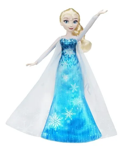 Mu eca Elsa Frozen Vestido Piano Musical Canci n Libre Soy