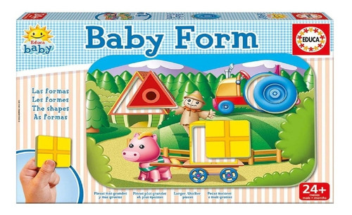 Rompecabezas Puzzle Baby Form 4 En 1 Educa