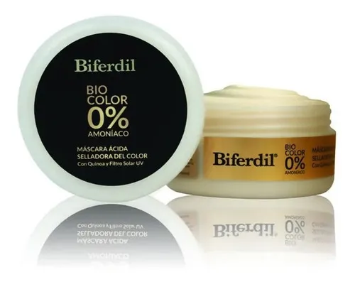 Máscara Biferdil Bio Color 0% Selladora De Color 150 Ml
