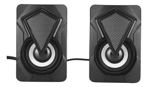 Altavoz Usb Con Cable X2 Multipropósito De 7 Colores Rgb De