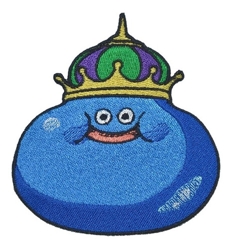 Limo Rey - Azul - Metálico - Parches Bordados - Dragon Quest