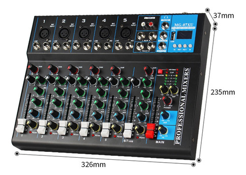 De Mezclador De Audio Controlador De Placa De Sonido Premium