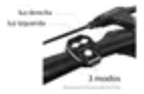 Luz Led Trasera Con Giro Y Control Remoto Para Bicicleta Negro