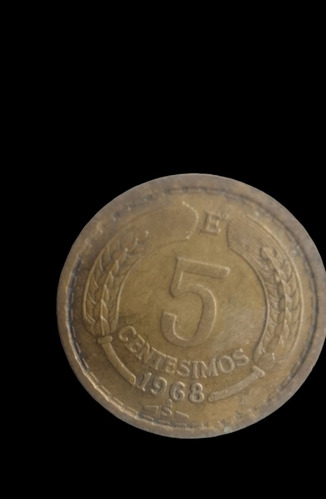 Moneda Chile 5 Centesimos De Escudo 1968