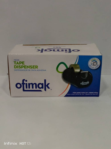 Dispensador De Cinta Adhesiva Pequeño Ofimak