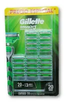 Comprar Gillette Mach3 Sensitive 20 Repuestos 