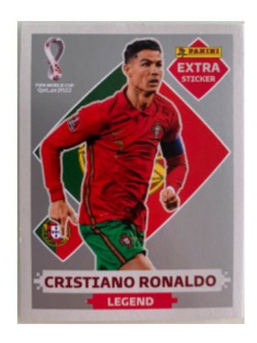 Sticker Extra Silver Cristiano Ronaldo + Sticker Por18