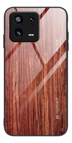 Funda Para Xiaomi 12 Pro Wood Grain Glass