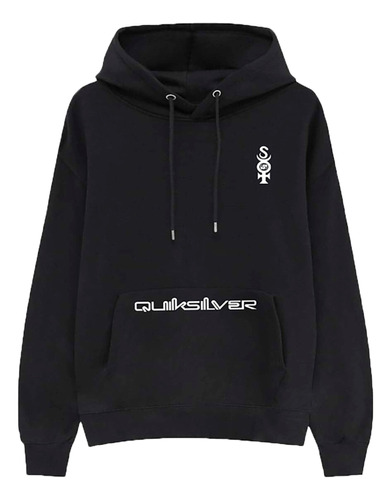 Canguro Quiksilver Lifestyle Hombre Mercury Negro Cli