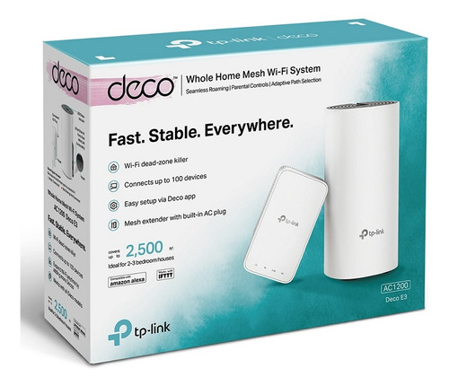 Access Point Tp-link Deco E3 Ac1200 Dual Band (2 Unidades)