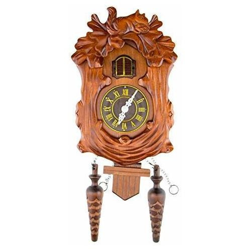 Clever Garden Casa De Reloj De Cuco Tradicional De Jqbby