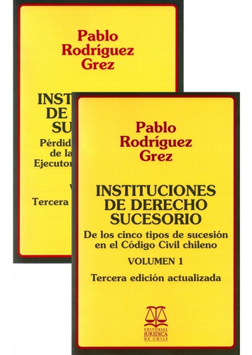 Instituciones De Derecho Sucesorio 2 Tomos / Pablo Rodriguez