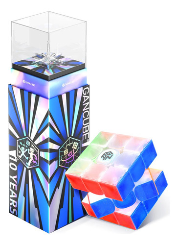 Cubo Rubik Gan15 3x3 Maglev Uv - 10th Anniversary Edition