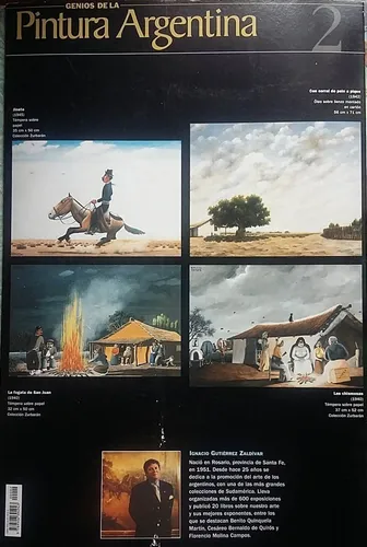 Lote X 5 Pinacoteca Noticias Van Gogh Da Vinci Molina Campos (Usado)
