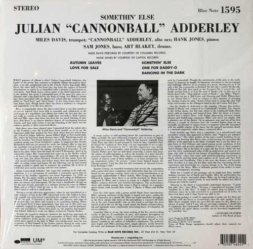 Cannonball Adderley - Somethin Else