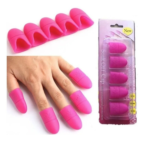 Set Chupones Para Retiro De Esmaltado Permanente - Manicure