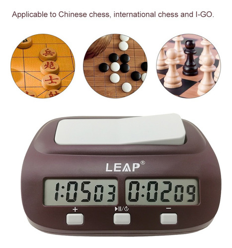 Reloj De Ajedrez Digital Profesional Cuenta Atrás Con Tempor