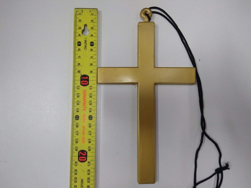 Imagen 4 de 5 de Collar Cruz Cura Plastico Halloween Cotillon Disfraz