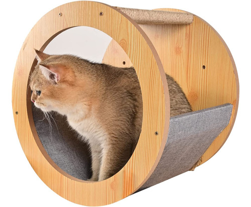 Cama Para Gatos  Ada En La Pared, Muebles De Madera Par...