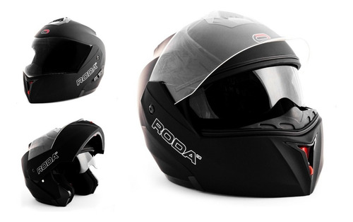 Imagen 1 de 10 de Casco Roda Revenge Abatible Gafa Interna Certificado Dot
