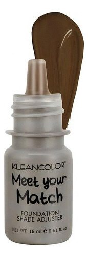 Kleancolor Meet Your Match Ajustador De Bases Y Correctores Tono Brown