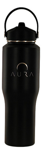 Botella Térmica Aura 950ml Color Negro