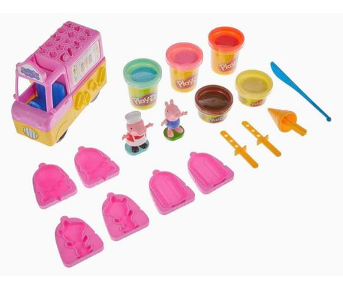 Imagen 2 de 3 de Play Doh Peppa Camión De Helados Tienda Física