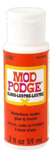 Pegamento Sellador Y Acabado Plaid Mod Podge Gloss 59 Ml Color Transparente