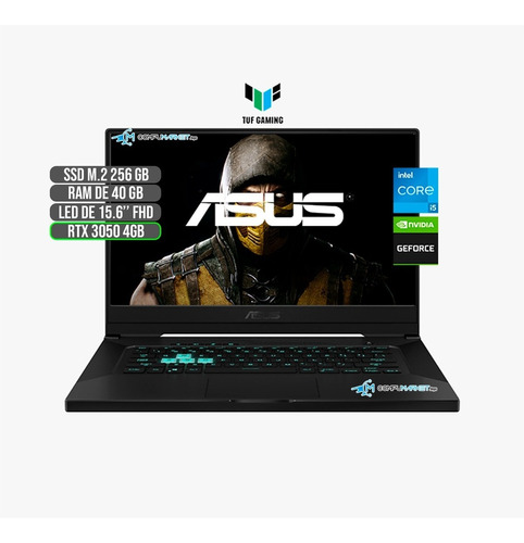 Asus Tuf Intel Core I5 11300h Ssd 256gb Ram 40gb Rtx 3050