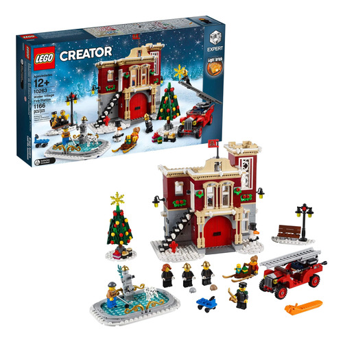 Lego Creator Expert Winter Village Fire Station 1166 Piezas